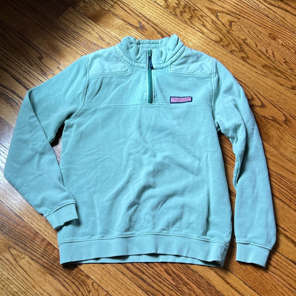 Vineyard Vines 1/4 Zip The Shep Shirt Sweatshirt boys size 18 (xl)